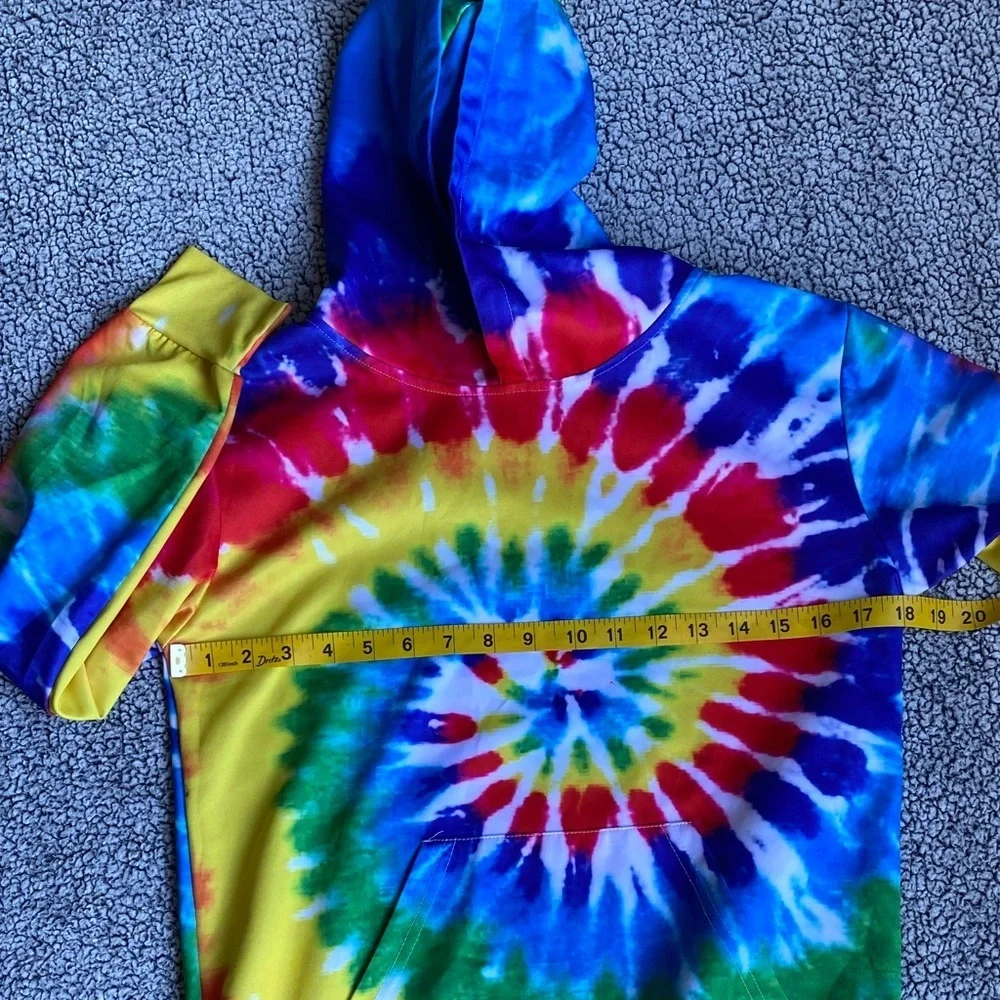 Vibrant Spiral Tie-Dye Sweatshirt